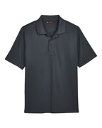 Harriton M348, 13850 Men's Advantage Snag Protection Plus Polo, Dark Charcoal