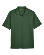 Harriton M348, 13850 Men's Advantage Snag Protection Plus Polo, Dark Green