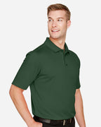 Harriton M348, 13850 Men's Advantage Snag Protection Plus Polo, Dark Green