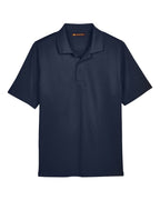 Harriton M348, 13850 Men's Advantage Snag Protection Plus Polo, Dark Navy