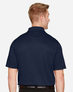 Harriton M348, 13850 Men's Advantage Snag Protection Plus Polo, Dark Navy