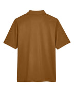 Harriton M348, 13850 Men's Advantage Snag Protection Plus Polo, Duck Brown