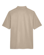 Harriton M348, 13850 Men's Advantage Snag Protection Plus Polo, Khaki