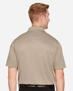 Harriton M348, 13850 Men's Advantage Snag Protection Plus Polo, Khaki
