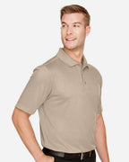 Harriton M348, 13850 Men's Advantage Snag Protection Plus Polo, Khaki