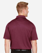 Harriton M348, 13850 Men's Advantage Snag Protection Plus Polo, Maroon