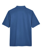 Harriton M348, 13850 Men's Advantage Snag Protection Plus Polo, Pool Blue