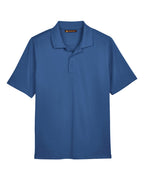 Harriton M348, 13850 Men's Advantage Snag Protection Plus Polo, Pool Blue
