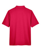 Harriton M348, 13850 Men's Advantage Snag Protection Plus Polo, Red