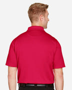 Harriton M348, 13850 Men's Advantage Snag Protection Plus Polo, Red