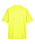 Harriton M348, 13850 Men's Advantage Snag Protection Plus Polo, Safety Yellow