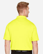 Harriton M348, 13850 Men's Advantage Snag Protection Plus Polo, Safety Yellow