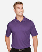 Harriton M348, 13850 Men's Advantage Snag Protection Plus Polo, Team Purple