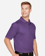 Harriton M348, 13850 Men's Advantage Snag Protection Plus Polo, Team Purple