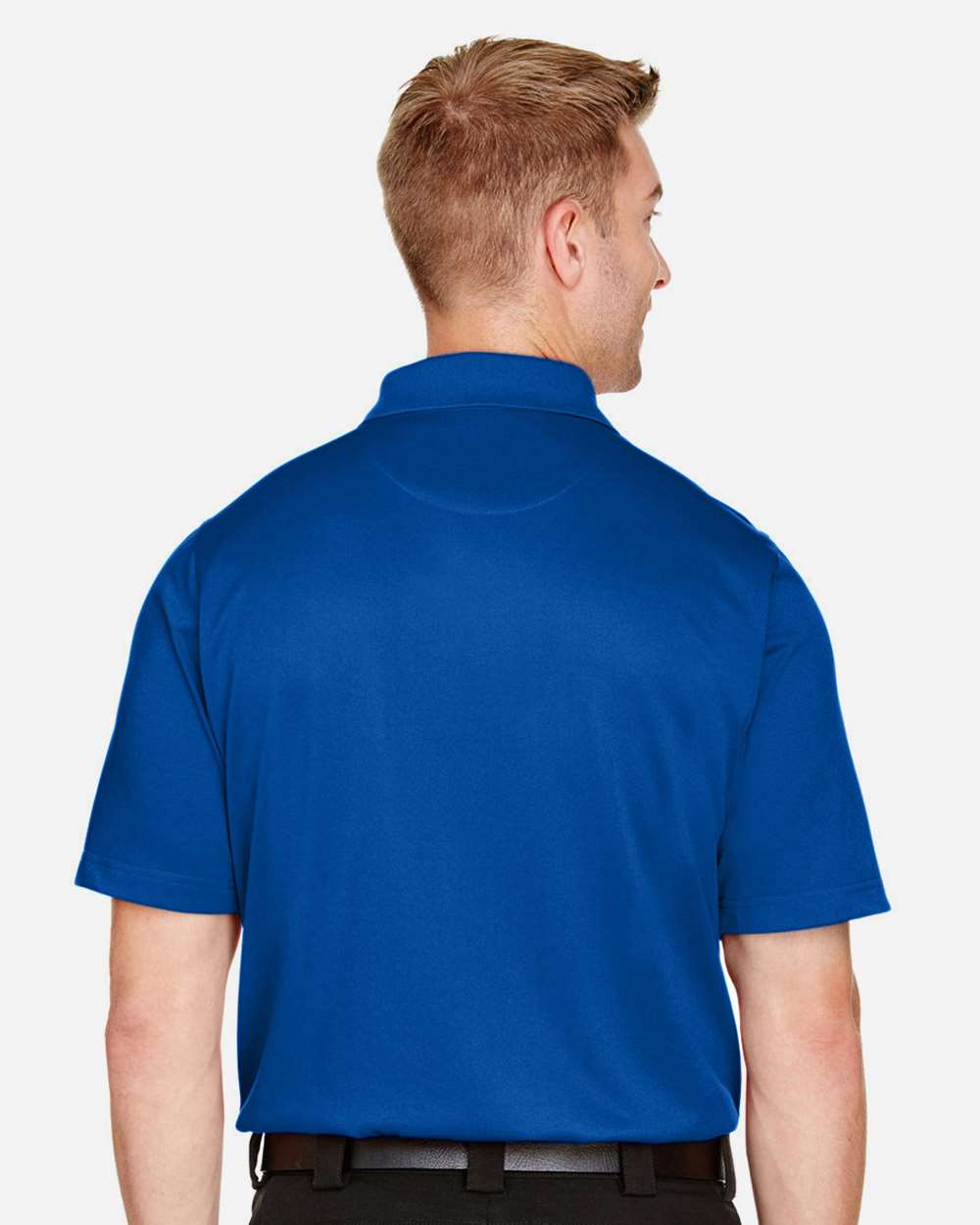 Harriton M348, 13850 Men's Advantage Snag Protection Plus Polo, True Royal