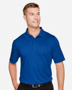 Harriton M348, 13850 Men's Advantage Snag Protection Plus Polo, True Royal