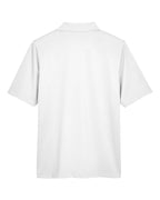 Harriton M348, 13850 Men's Advantage Snag Protection Plus Polo, White
