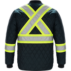 CX2 Hi-Vis L01220, - Patch - Hi-vis Quilted Jacket, Navy