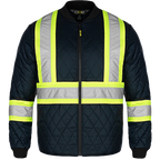 CX2 Hi-Vis L01220, - Patch - Hi-vis Quilted Jacket, Navy