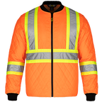 CX2 Hi-Vis L01220, - Patch - Hi-vis Quilted Jacket, Hi-Vis Orange