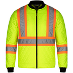 CX2 Hi-Vis L01220, - Patch - Hi-vis Quilted Jacket, Hi-Vis Yellow