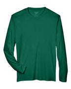Team 365 TT11L, Men's Zone Performance Long Sleeve T-shirt, Sport Forest