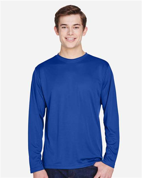 Team 365 TT11L, Men's Zone Performance Long Sleeve T-shirt, Sport Royal