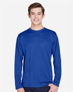 Team 365 TT11L, Men's Zone Performance Long Sleeve T-shirt, Sport Royal