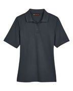 Harriton M348W, 13856 Women's Advantage Snag Protection Plus Polo, Dark Charcoal