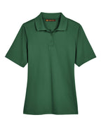 Harriton M348W, 13856 Women's Advantage Snag Protection Plus Polo, Dark Green