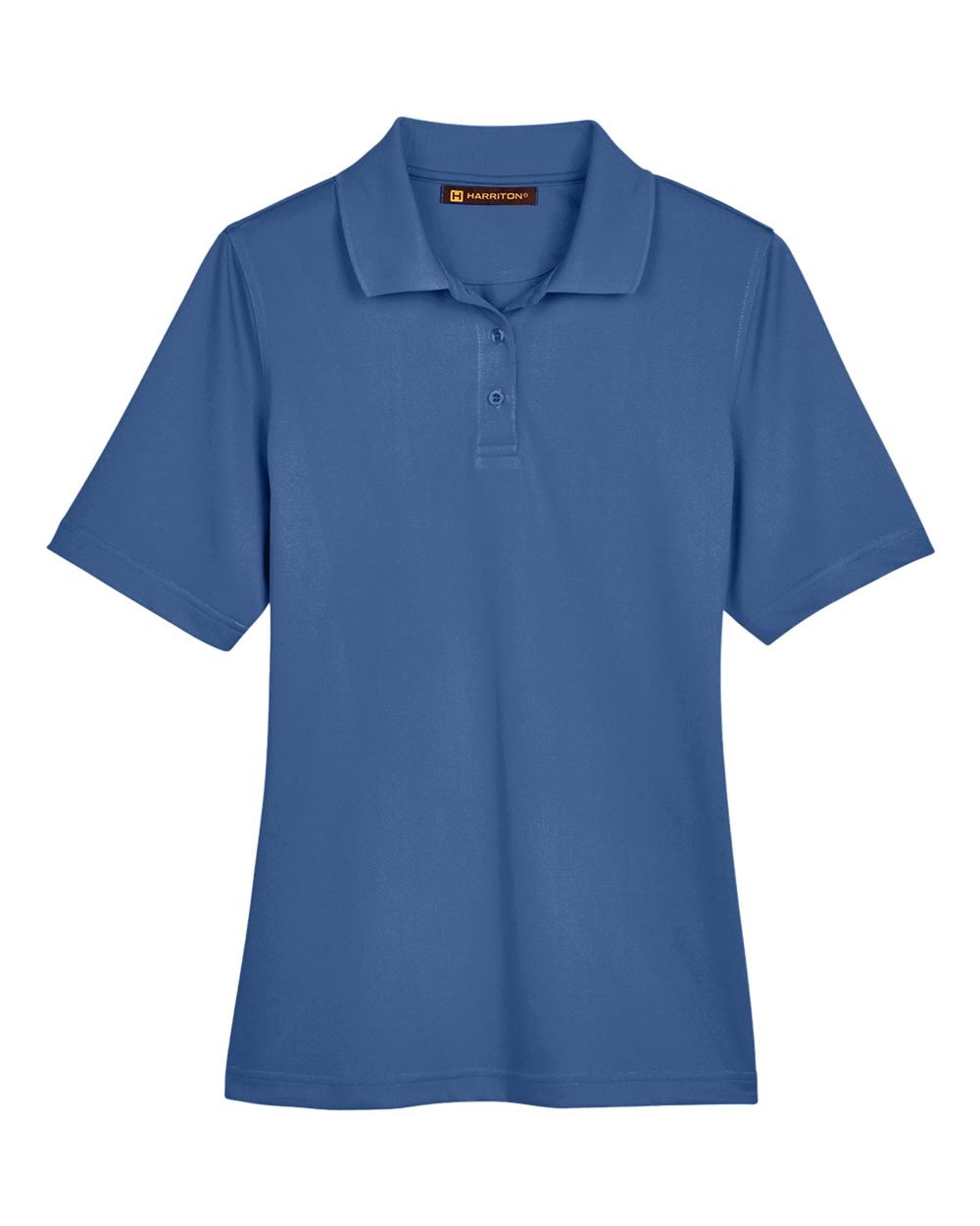 Harriton M348W, 13856 Women's Advantage Snag Protection Plus Polo, Pool Blue