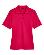 Harriton M348W, 13856 Women's Advantage Snag Protection Plus Polo, Red