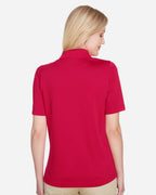 Harriton M348W, 13856 Women's Advantage Snag Protection Plus Polo, Red