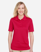 Harriton M348W, 13856 Women's Advantage Snag Protection Plus Polo, Red