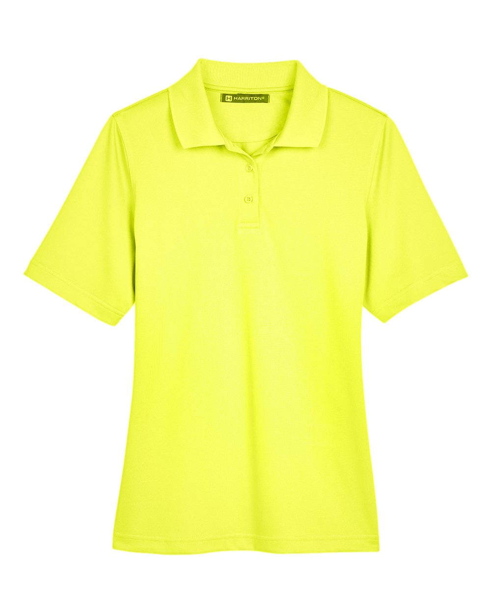 Harriton M348W, 13856 Women's Advantage Snag Protection Plus Polo, Safety Yellow