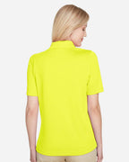 Harriton M348W, 13856 Women's Advantage Snag Protection Plus Polo, Safety Yellow