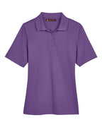 Harriton M348W, 13856 Women's Advantage Snag Protection Plus Polo, Team Purple