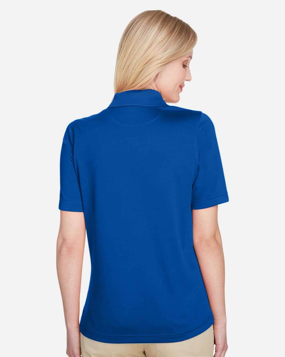 Harriton M348W, 13856 Women's Advantage Snag Protection Plus Polo, True Royal