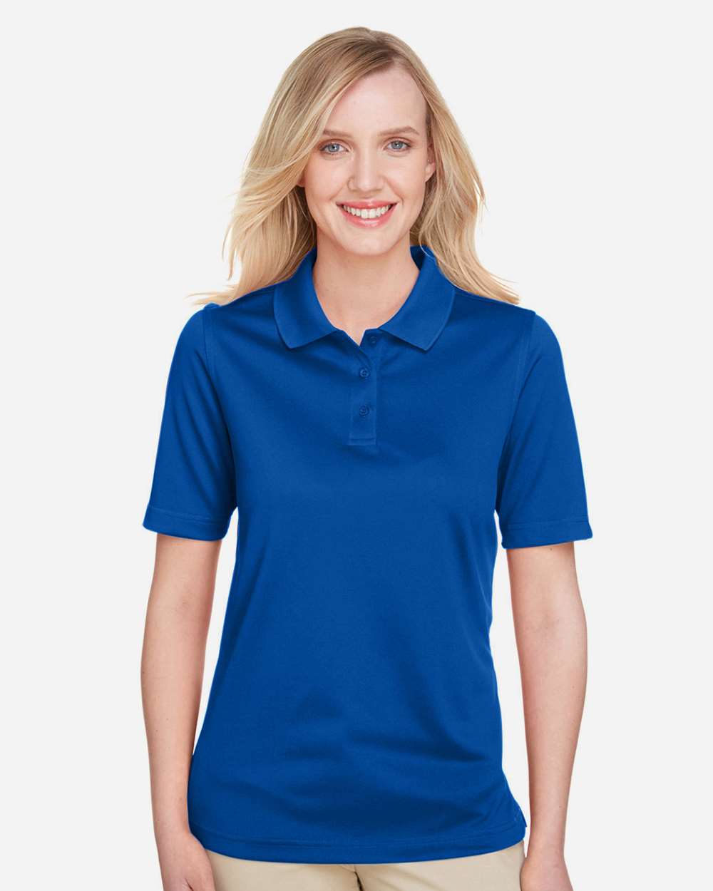 Harriton M348W, 13856 Women's Advantage Snag Protection Plus Polo, True Royal