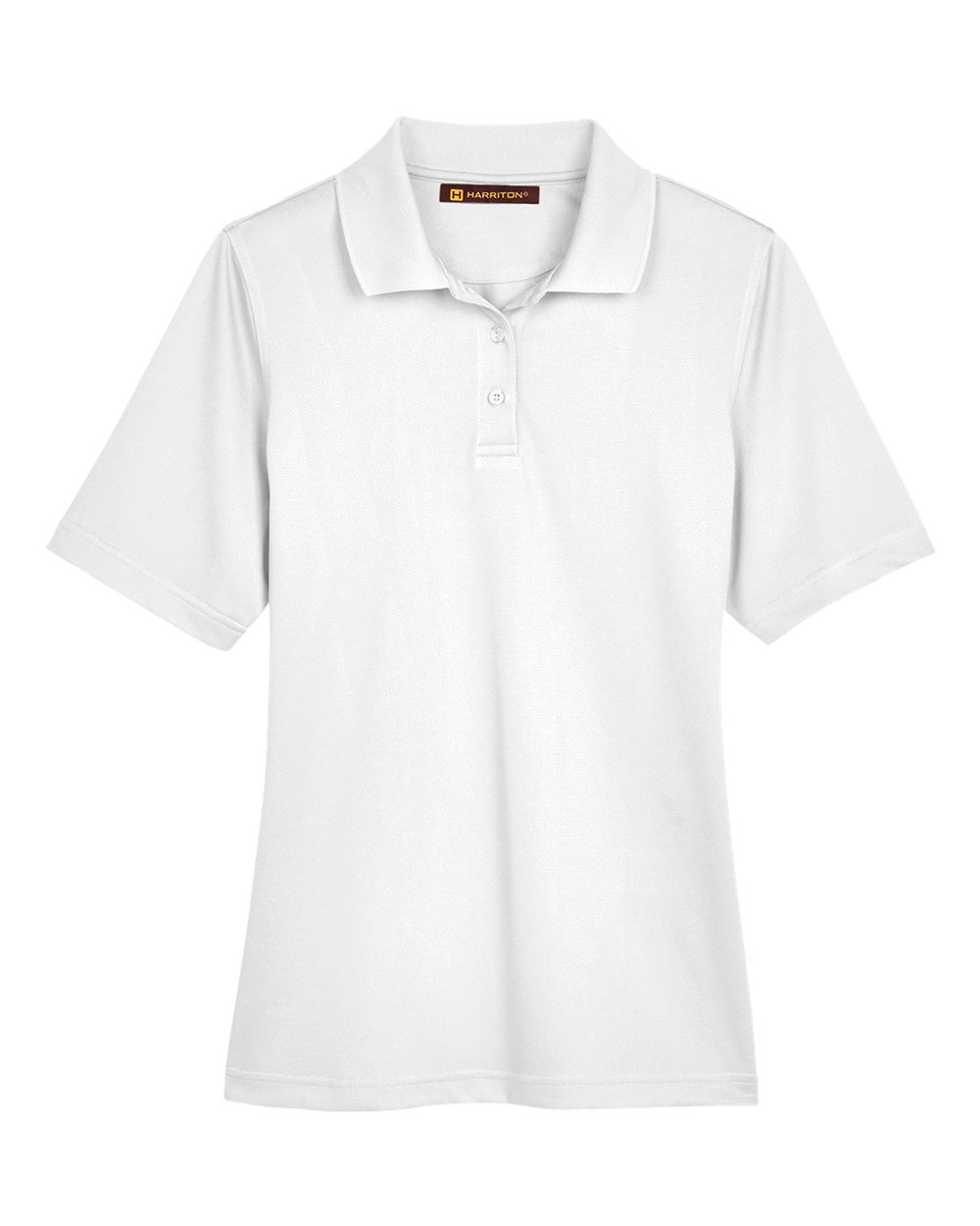 Harriton M348W, 13856 Women's Advantage Snag Protection Plus Polo, White