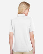 Harriton M348W, 13856 Women's Advantage Snag Protection Plus Polo, White