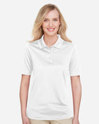 Harriton M348W, 13856 Women's Advantage Snag Protection Plus Polo, White