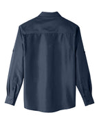 Harriton 13857, M580l Men's Key West Performance Staff Shirt, Navy
