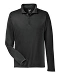 Team 365 TT31, Men's Zone Performance Quarter-zip Pullover, Black