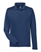 Team 365 TT31, Men's Zone Performance Quarter-zip Pullover, Sport Dark Navy