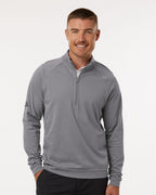 Adidas A598, Men's Club Quarter-zip Pullover, Black