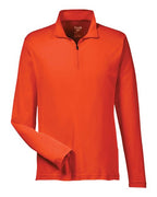 Team 365 TT31, Men's Zone Performance Quarter-zip Pullover, Sport Orange