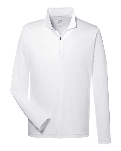 Team 365 TT31, Men's Zone Performance Quarter-zip Pullover, White