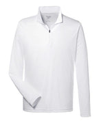 Team 365 TT31, Men's Zone Performance Quarter-zip Pullover, White