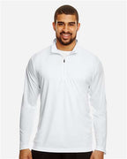 Team 365 TT31, Men's Zone Performance Quarter-zip Pullover, White